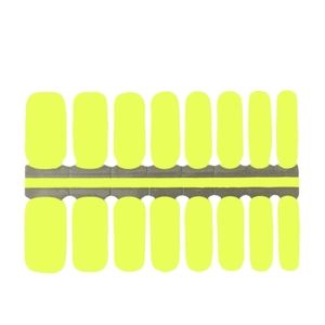 5 for $15 Nail Wrap - Neon Yellow